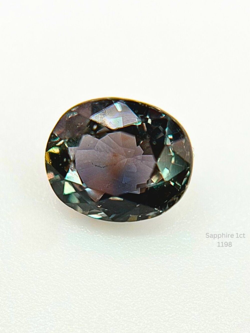 Dark Blue Sapphire Ring Stone Jewelry Making Supply Collector Gem 1Ct